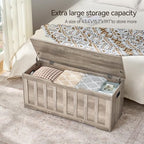 VANKILEY 43.3" Storage Chest Extra Large, Storage Bench. - Image 5