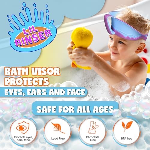 Shampoo Visor by Splash Guard, Comfort Seal Baby Bath Shampoo Shower Cap - Image 2