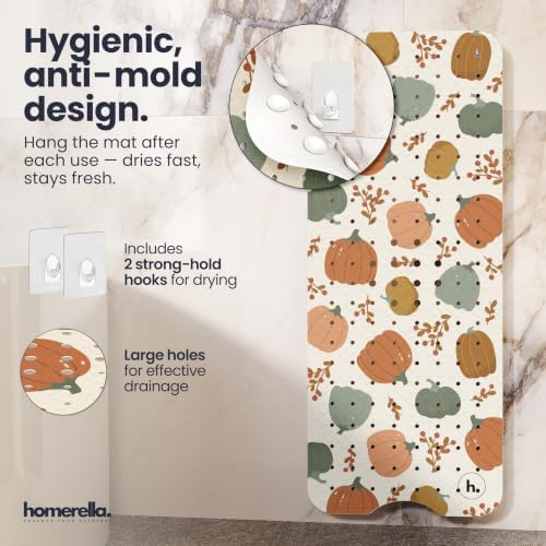 homerella Cozy Fall Non-Slip & Anti-Mold Bathtub Mat - Image 4