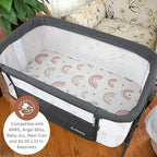 Muslin Bassinet Sheets for Angelbliss, Wayfong Baby Bassinet Bedside Sleeper by - Image 3