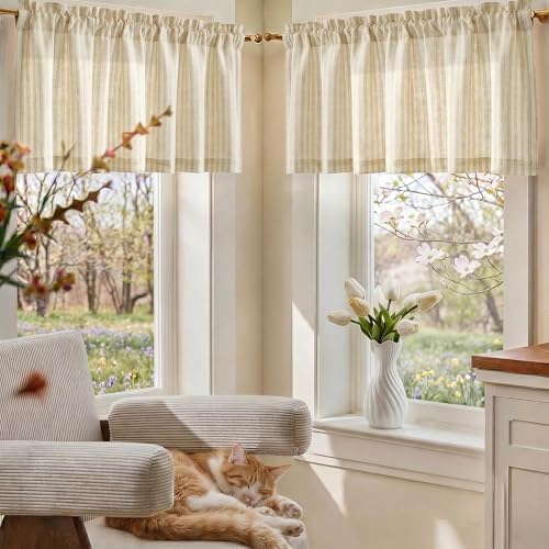 jinchan Linen Boxter Stripe Valances - Image 3