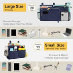 Surblue Bedside Caddy Bunk Bed Storage Organizer Hanging Pockets - Image 3