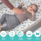 Pack n Play Sheets, BROLEX 2 Pack Mini Crib Sheets, Stretchy Portable Fitted - Image 5