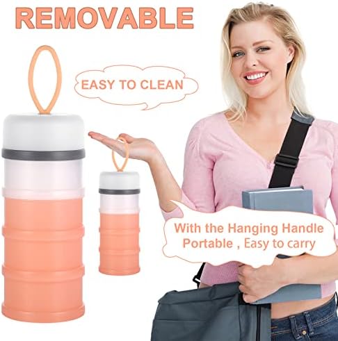 Accmor 2 Pack Baby Formula Dispenser On The Go, Stackable Formula Dispenser - Image 6