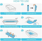 SHUCHING Baby Bath Mat for Tub Non Slip-40x16 Inch, Space Astronaut - Image 3