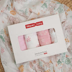 GLLQUEN BABY Muslin Swaddle Blankets 4Pk Receiving Blanket Large 35" x 40" - Image 6