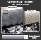 Amdrebio Black White Grey Cool Area Rug 4x6 - Image 5