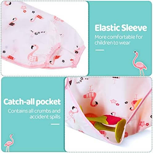 Tarpop Long Sleeve Bibs, Infant Smocks Bulk - Image 3