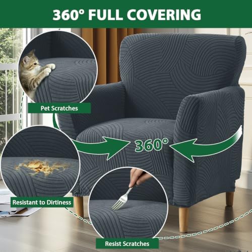Stretch Chair Covers Armchair Slipcovers - Image 6