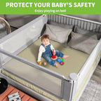 1-Piece Adjustable Height Baby Bed Rail, Kids Safety Guard Rails - Image 6