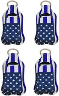 4 Piece Bottle Holder Keyring Neoprene Keychain by RANXIZY