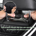 2PCS Car Seat Back Organizer, Waterproof Leather Hanging Backseat Organizer - Image 3