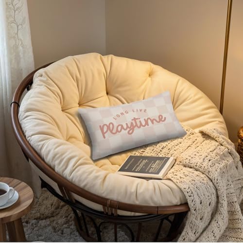 Playroom Decor Pillow Cover, Girls Room Decor 12x20, Long Live Playtime Retro - Image 5