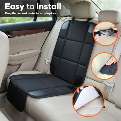 VLM Car Seat Protector for Child Car Seat, 600D Waterproof Padded Cover - Image 5