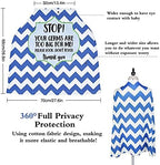 Metplus Baby Car Seat Cover, No Touch Sign Carseat Canopy & Nursing Covers - Image 3