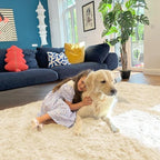 OLANLY Area Rugs for Living Room Bedroom, Machine Washable 4x5.9 ft Soft Fluffy - Image 3