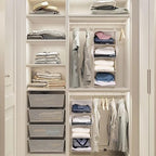 MAX Houser 4 Tier Shelf Hanging Closet Organizer, Closet Hanging Shelf - Image 5
