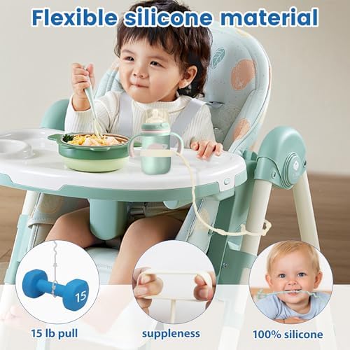 RTMOK Sippy Cup Strap Keep Bottles and Sippy Cups Off The Floor, Sippy Cup - Image 2