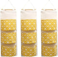 COVRA 3-Pack Wall Hanging Storage Bags – Over-the-Door Organizers by Unknown