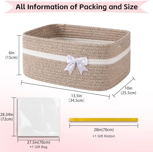 OIAHOMY Large Woven Storage Basket - Image 2