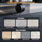 Office Chair Mat for Low-Pile Carpet 48" x 65", Extra Large Clear Mat - Image 3