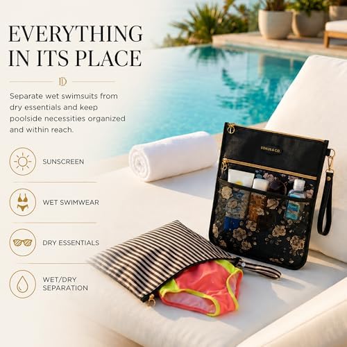 DOKUS & CO Premium Wet Dry Diaper Clutch – Structured Waterproof Baby Organizer - Image 3