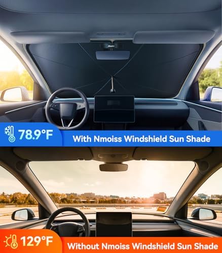 2026 Upgraded Nmoiss True Dual Layer Air Cool Windshield Sun Shade Umbrella - Image 4