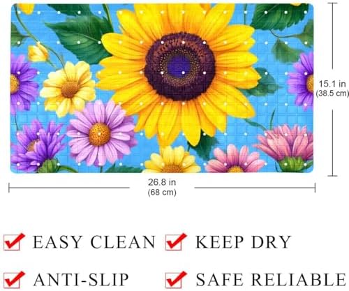 Shower Mat Bathtub Mat, 26.8x15.1 inch, Non-Slip Bath Mat - Image 4