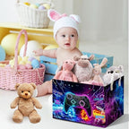 Gamer Console Storage Box, Foldable Waterproof Toy and Clothes Storage Box - Image 4