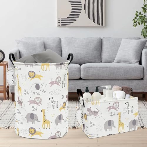 Storage Bin Foldable Nursery Organizer Basket Lovely Animal - Image 3
