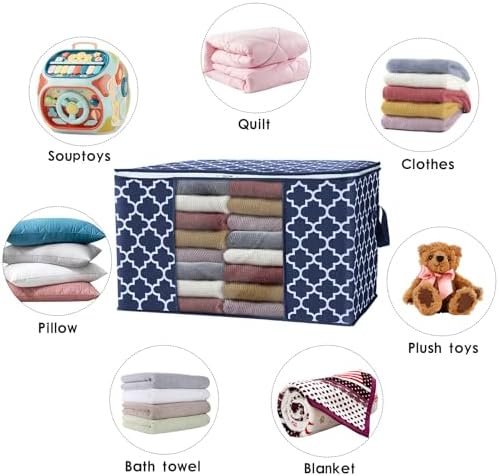 Storage Bags 100L 3Pack Clothes Organization and Storage Containers - Image 5