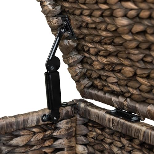 eHemco Water Hyacinth Wicker Storage Trunk, 30x17.5x17.5 - Image 5