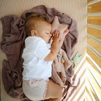 mushie Extra Soft Muslin Fitted Crib Sheet | 192 Thread Count | 28"x 52" - Image 3