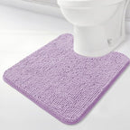 BOANKODU Toilet Rugs U-Shaped, Machine Washable, Bath Mats by BOANKODU