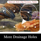 Non Slip Shower Mat Bathtub Mat 15.1x26.8 Inch, Quick Dry Bath Mat - Image 2