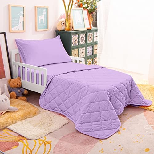 NTBAY Toddler Microfiber Bedding Set, 4 Piece - Image 6