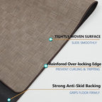 Chair Mat for Hardwood Floor, 50x63 Desk Computer Chair Mat for Hard Wood & - Image 3
