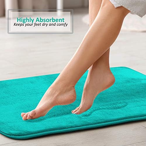 Clara Clark 3 Piece Bathroom Rugs Bath Mat Set, Velvet Memory Foam Bath Mats - Image 6
