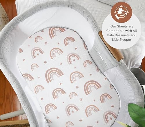 TansyPanda Muslin Halo Bassinet Sheets - Image 2