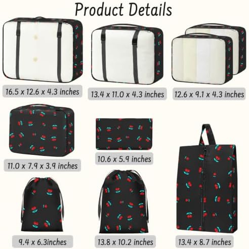 9 Set Packing Cubes for Travel Essentials - Image 2