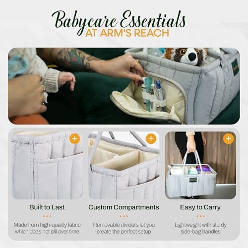 Large Diaper Caddy Organizer - Image 6