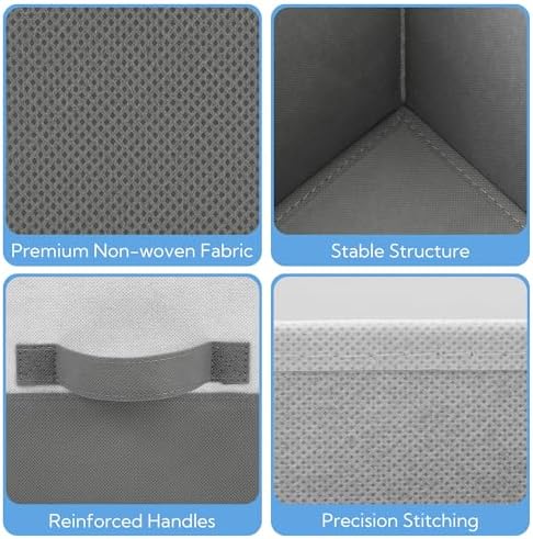 Cupic Cupid 6-Pack 11x11 Storage Cube, Fabric Storage Cubes - Image 6