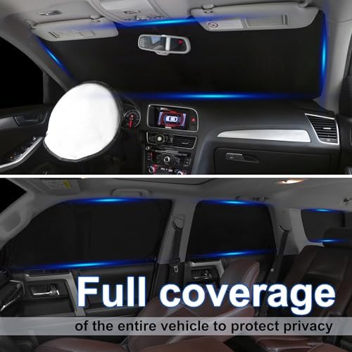 TINGLU Window Shades for Toyota Prius Hatchback 2016-2022 Accessories Car Side - Image 2