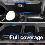 TINGLU Window Shades for Ford Focus 2014-2018 Hatchback Accessories Car Side - Image 2