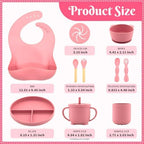 Silicone Baby Feeding Set 10 Pcs, Baby Led Weaning Supplies, Baby Feeding - Image 7