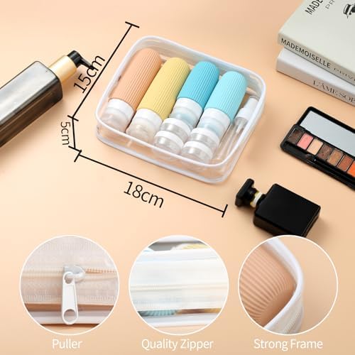Mrsdry 16 Pack Travel Bottles Set, TSA Approved Leak Proof Silicone Squeezable - Image 4