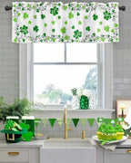 Vandarllin St. Patrick's Day Kitchen Curtains Valances - Image 2