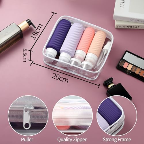 Mrsdry 16 Pack Travel Bottles for Toiletries, Large 6oz Silicone Travel - Image 5