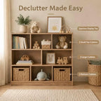 8 Cube Storage Organizer, Kids Cube Shelf Toy Storage - Image 3