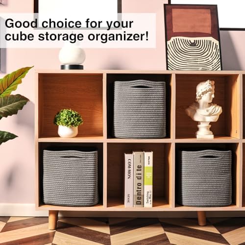 11 Inch Cube Storage Bins, 11x11 Organizer Bins - Image 4